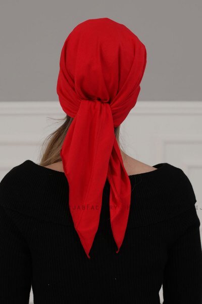Felicia - Rød Bomull Turban