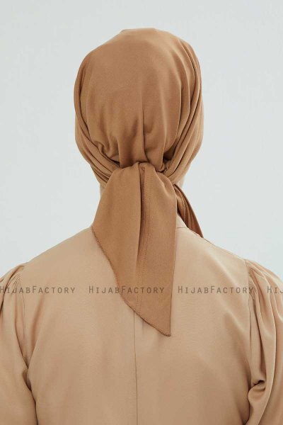 Felicia - Lysebrun Bomull Turban