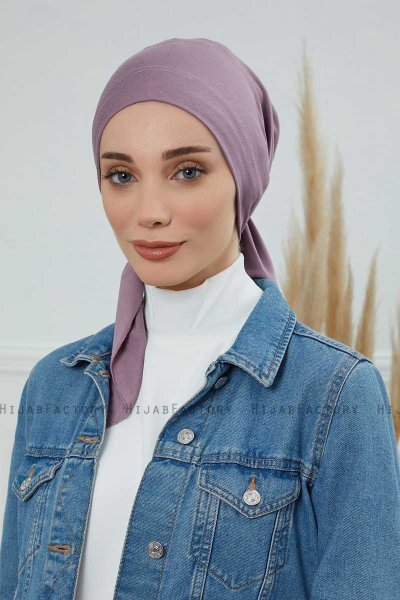 Felicia - Lilac Bomull Turban