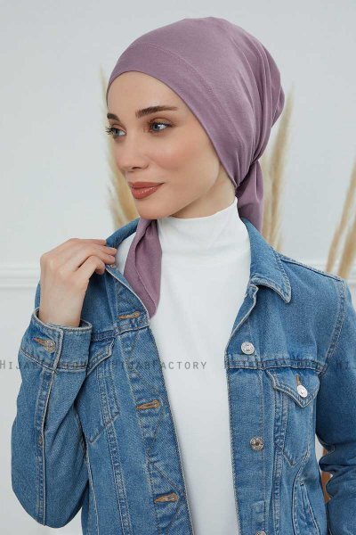 Felicia - Lilac Bomull Turban