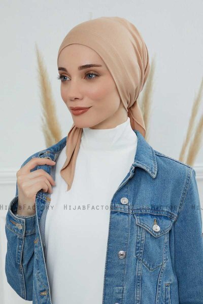 Felicia - Sand Bomull Turban