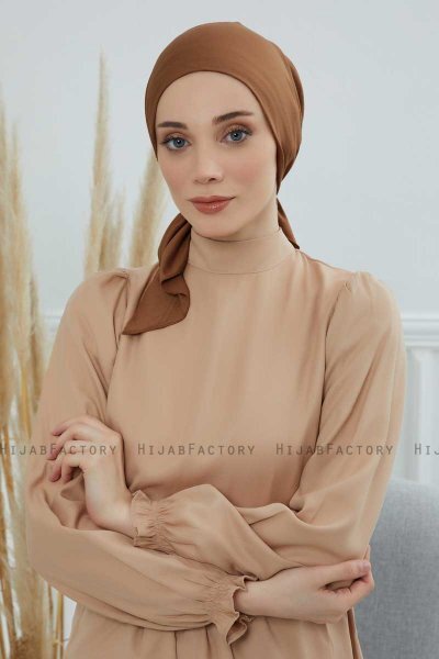 Felicia - Caramel Bomull Turban