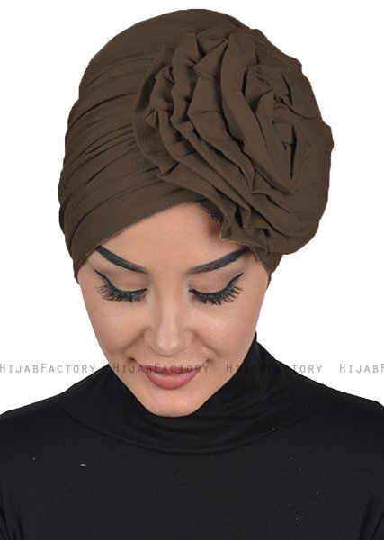 Kerstin - Brun Bomull Turban - Ayse Turban
