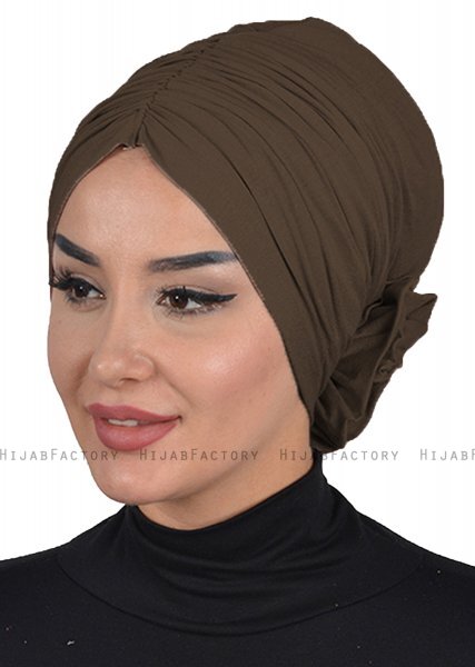 Kerstin - Brun Bomull Turban - Ayse Turban