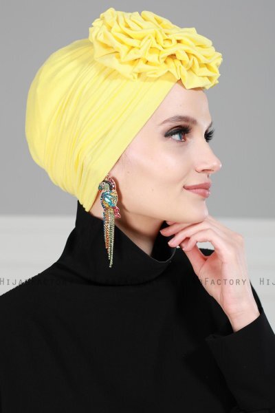 Kerstin - Gul Bomull Turban - Ayse Turban