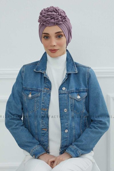 Kerstin - Lilac Bomull Turban