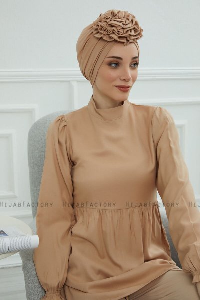 Kerstin - Sand Bomull Turban