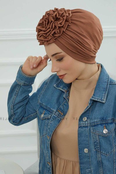 Kerstin - Caramel Bomull Turban