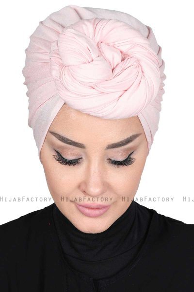 Sigrid - Gammelrosa Bumull Hijab - Ayse Turban