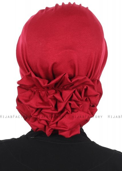 Monica - Bordeaux Bomull Turban - Ayse Turban