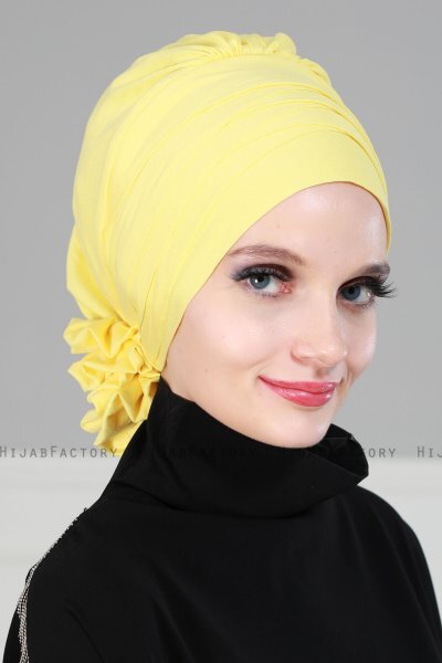Monica - Gul Bomull Turban - Ayse Turban