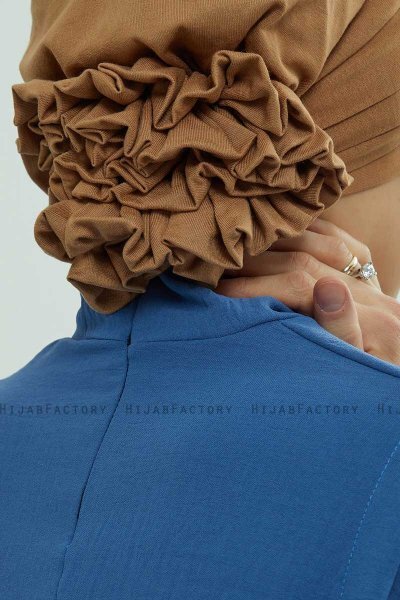 Monica - Lysebrun Bomull Turban