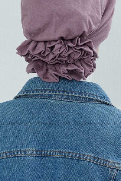 Monica - Lilac Bomull Turban