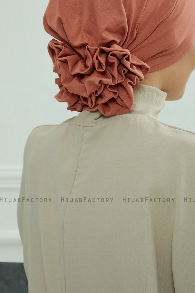 Monica - Lakserosa Bomull Turban