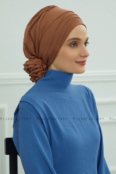 Monica - Caramel Bomull Turban