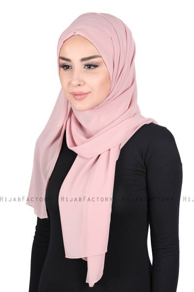 Joline - Gammelrosa Premium Chiffon Hijab