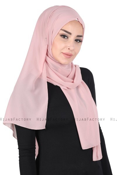 Joline - Gammelrosa Premium Chiffon Hijab