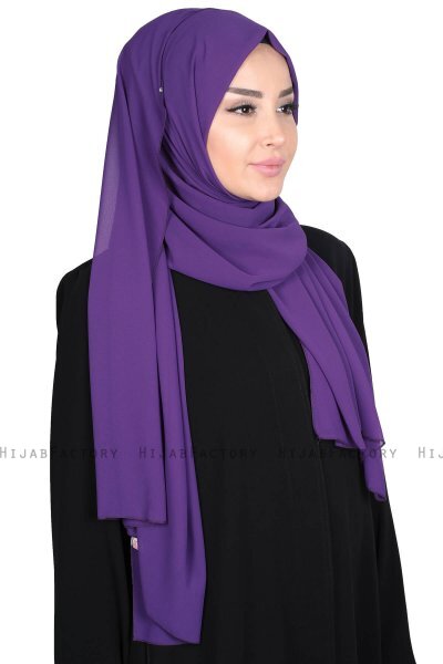 Joline - Lilla Premium Chiffon Hijab