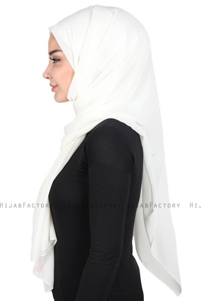 Joline - Creme Premium Chiffon Hijab