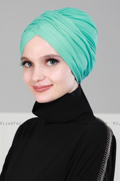 Fiona - Turkis Bomull Turban - Ayse Turban
