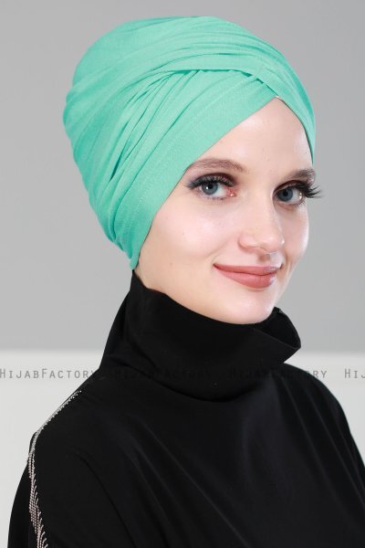 Fiona - Turkis Bomull Turban - Ayse Turban