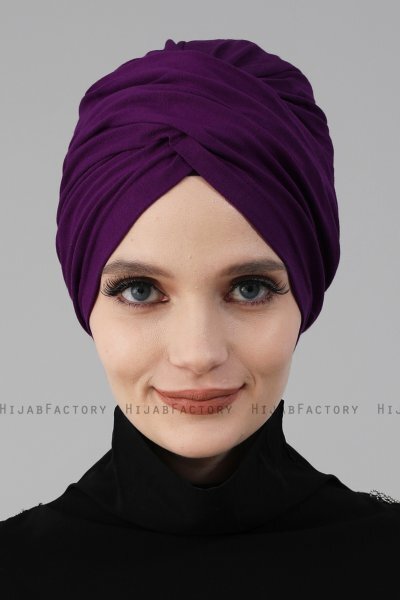 Fiona - Lilla Bomull Turban - Ayse Turban