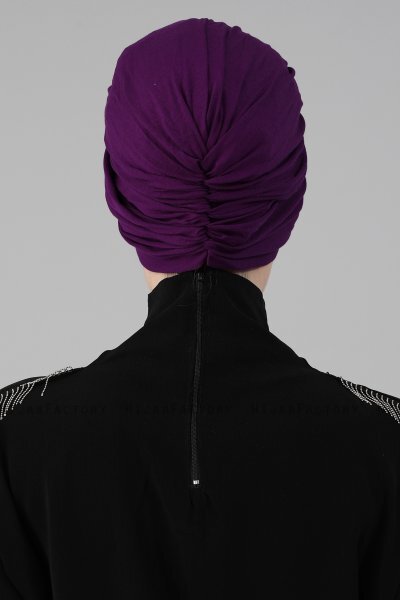 Fiona - Lilla Bomull Turban - Ayse Turban