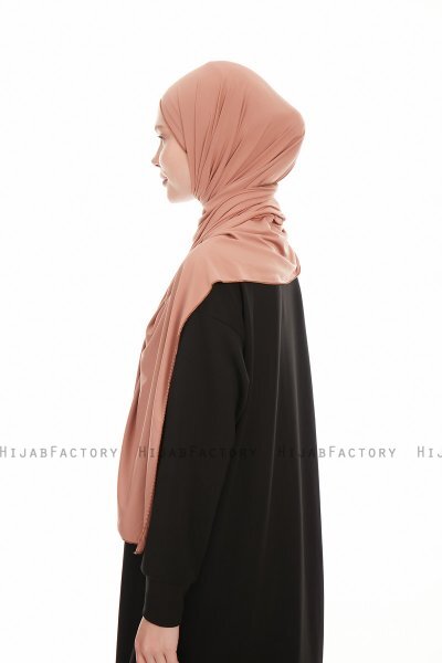 Farah - Cocoa Jersey Hijab