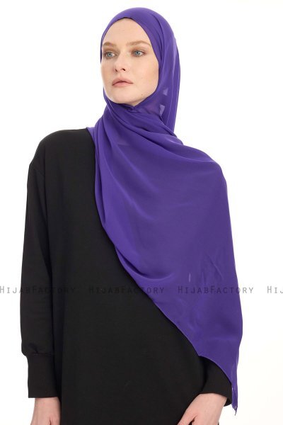 Chiffon Hijab - Lilla