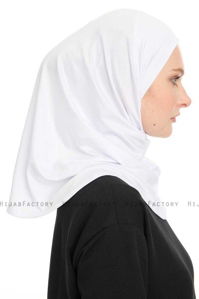 Yazmin - Hvit Amira Hijab Ready To Wear