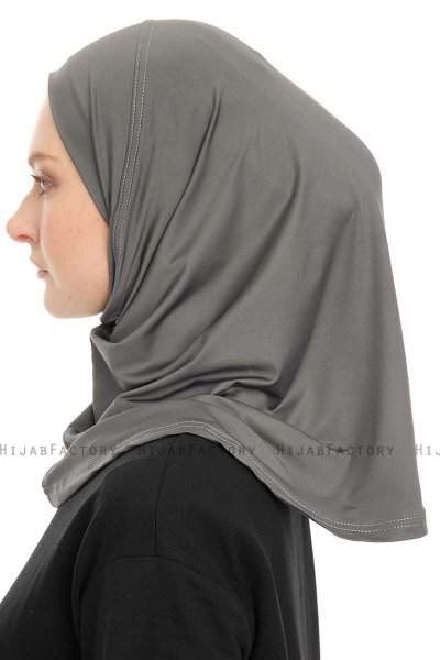 Yazmin - Mørk Grå Amira Hijab Ready To Wear