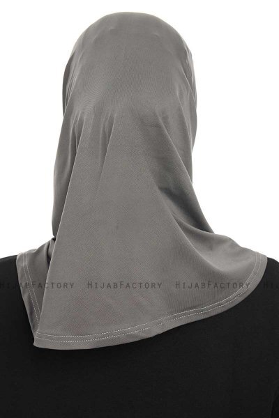 Yazmin - Mørk Grå Amira Hijab Ready To Wear