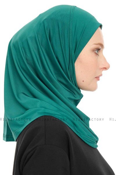 Yazmin - Mørk Grønn Amira Hijab Ready To Wear