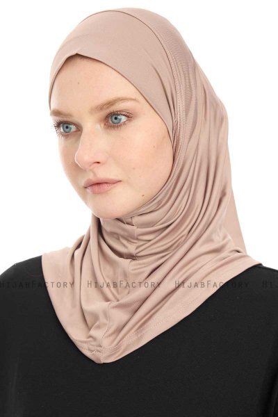 Yazmin - Taupe Amira Hijab Ready To Wear