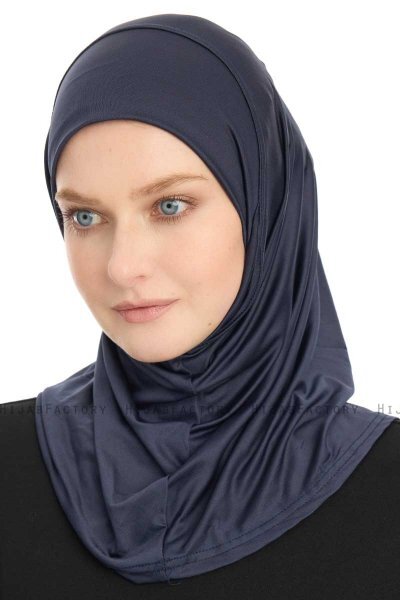 Yazmin - Marineblå Amira Hijab Ready To Wear