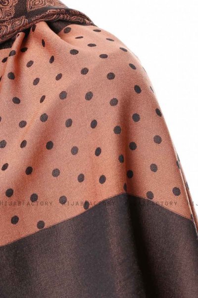 Alev - Laksrosa Mønstret Hijab