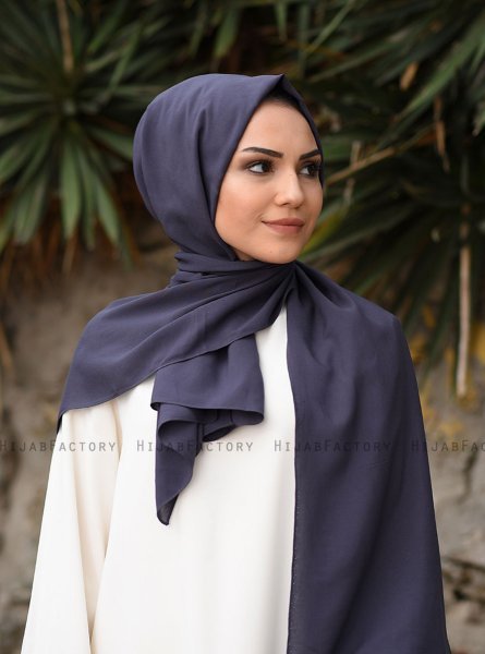 Alida - Antrasitt Bomull Hijab - Mirach