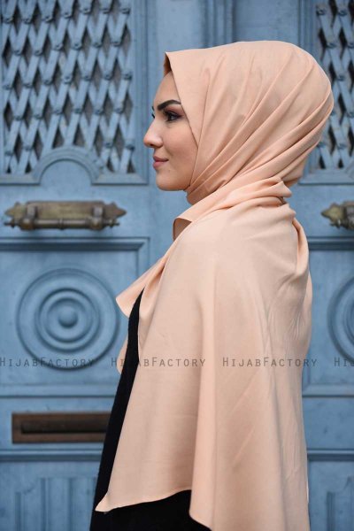 Alida - Beige Bomull Hijab - Mirach