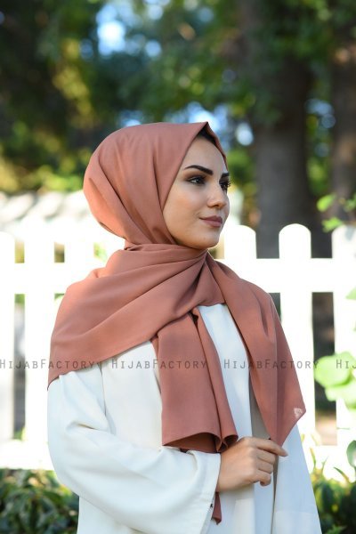 Alida - Dark Rose Bomull Hijab - Mirach