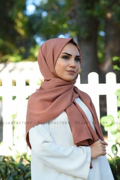 Alida - Dark Rose Bomull Hijab - Mirach