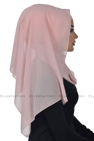 Alva - Gammelrosa Praktisk Hijab & Undersjal