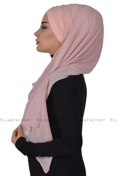 Alva - Gammelrosa Praktisk Hijab & Undersjal