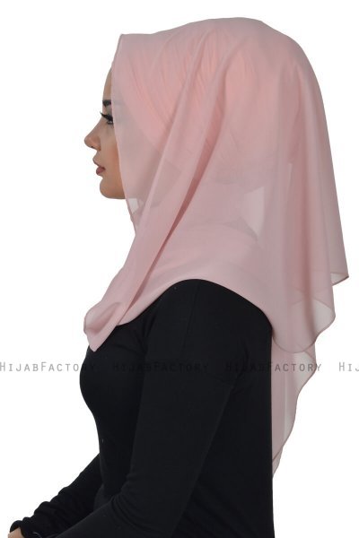 Alva - Gammelrosa Praktisk Hijab & Undersjal