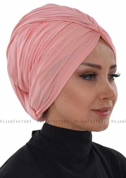 Amy - Gammelrosa Bomull Turban - Ayse Turban