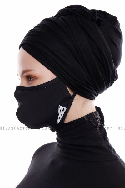 Asli - Svart Sport Ansiktsmaske / Ansiktsdeksel