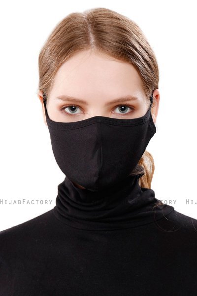 Asli - Svart Sport Ansiktsmaske / Ansiktsdeksel
