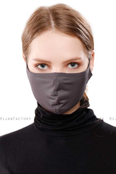 Asli - Antrasitt Sport Ansiktsmaske / Ansiktsdeksel