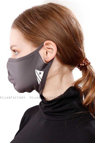 Asli - Antrasitt Sport Ansiktsmaske / Ansiktsdeksel