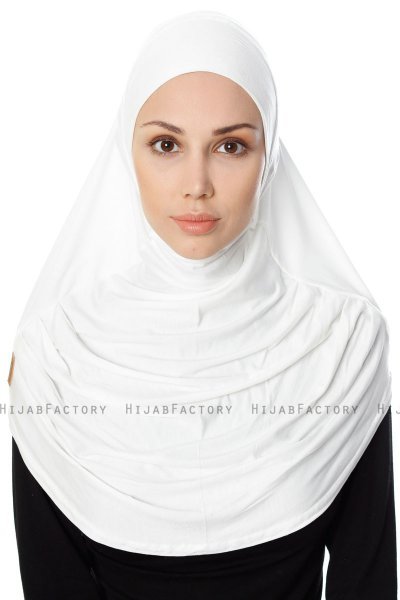 Ava - Creme One-Piece Al Amira Hijab - Ecardin