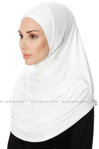 Ava - Creme One-Piece Al Amira Hijab - Ecardin